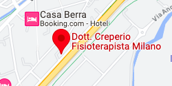 Mappa Dott Creperio fisioterapista via Palmanova Milano